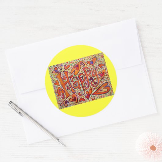 Happy Sticker (Envelop)