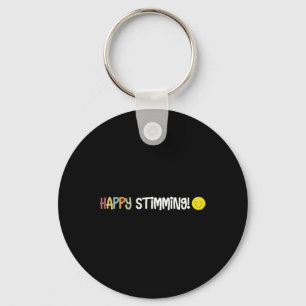 Happy Stimming Autisme Neurodiversiteit Geluk Sleutelhanger