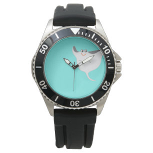Happy Stingray Horloge