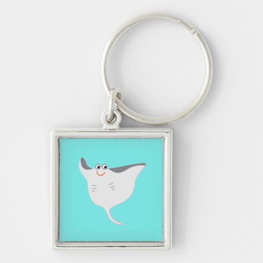 Happy Stingray Sleutelhanger (Voorkant)