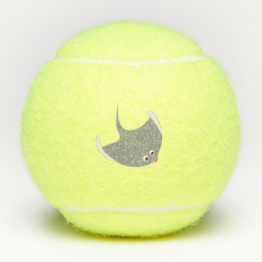 Happy Stingray Tennisballen (Voorkant)