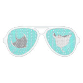 Happy Stingrays Aviator Zonnebril (Voorkant)