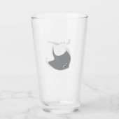 Happy Stingrays Glas (Voorkant)