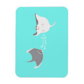 Happy Stingrays Magneet (Verticaal)