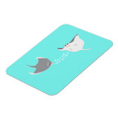 Happy Stingrays Magneet (Linkerzijde)