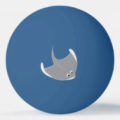 Happy Stingrays Pingpongbal (Voorkant)