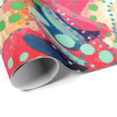 Happy-Stippen en afspeelvormen Cadeaupapier (Rol Hoek)