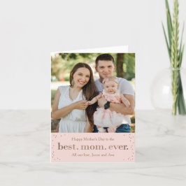 Happy Stippen Moederdag of Birthday Wenskaart Kaart