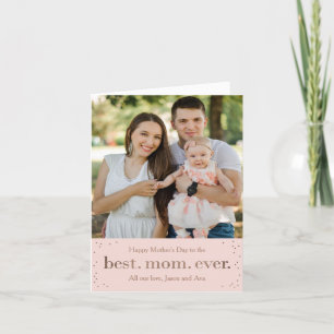 Happy Stippen Moederdag of Birthday Wenskaart Kaart