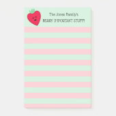 Happy Strawberry Berry Belangrijke dingen Post-it® Notes (Voorkant)