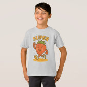 Happy Strawberry Kinder T-shirt – Sweet & Smiley! (Voorkant volledig)