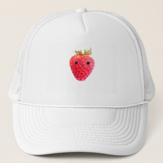 Happy Strawberry Trucker Pet (Voorkant)