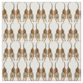 Happy Stretching Tiger Fabric Stof (Swatch)