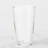Happy Stretching Tiger Glass Tumbler (Rechts)