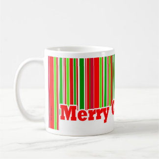 Happy Stripe MERRY CHRISTMAS-MOK Koffiemok