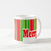 Happy Stripe MERRY Mok (Voorkant rechts)