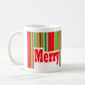 Happy Stripe MERRY Mok (Links)