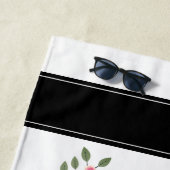 Happy Striped Camper Beach Towel Strandlaken (In situ)