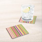 Happy Stripes Kartonnen Onderzetters (Insitu)