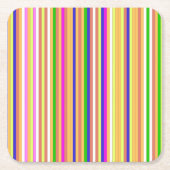 Happy Stripes Kartonnen Onderzetters (Voorkant)