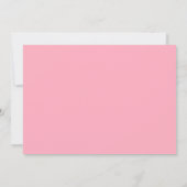 Happy Stripes Rehearsal Dinner Invite (roze) Kaart (Achterkant)