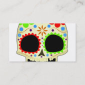 Happy Sugar Skull Art Visitekaartje (Achterkant)