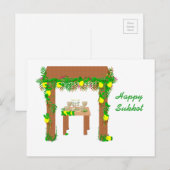 Happy Sukkot Briefkaart (Voorkant / Achterkant)