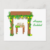 Happy Sukkot Briefkaart (Voorkant)