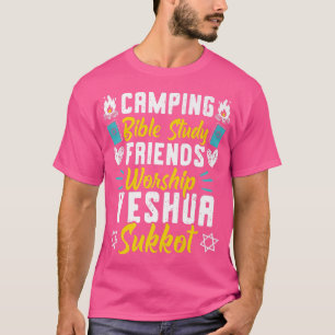 Happy Sukkot Day Lulav Palm Tree Israëliet joods T-shirt