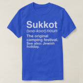 Happy Sukkot-definitie van de originele Camping Fe T-shirt (Design voorkant)