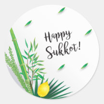 Happy Sukkot Festival Joodse vakantie Lulav Etrog