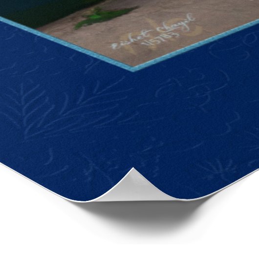 Happy Sukkot Hebreeuw engelse Bijbel Verse Sukkah  Poster (Hoek)