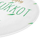 Happy Sukkot Lulav en Etrog Waterverf Pattern Snijplank (Hoek)