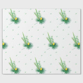 Happy Sukkot Lulav & Etrog Four Species Waterverf Cadeaupapier (Vlak)