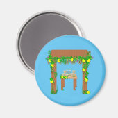 Happy Sukkot Magneet (Voorkant / Achterkant)