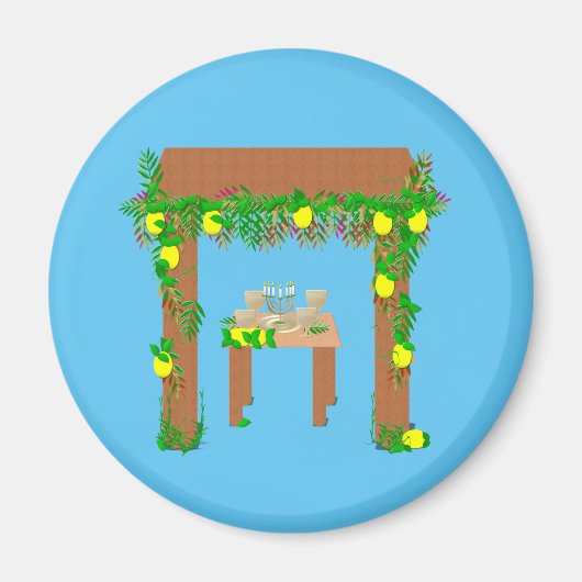 Happy Sukkot Magneet (Voorkant)