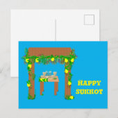 Happy Sukkot, persoonlijk Briefkaart (Voorkant / Achterkant)