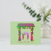 Happy Sukkot, persoonlijk Briefkaart (Staand voorkant)