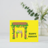 Happy Sukkot, persoonlijk Briefkaart (Staand voorkant)