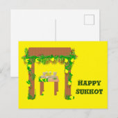 Happy Sukkot, persoonlijk Briefkaart (Voorkant / Achterkant)