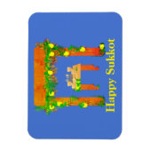 Happy Sukkot, persoonlijk Magneet (Verticaal)