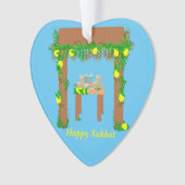 Happy Sukkot, persoonlijk Ornament (voorkant)