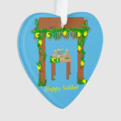 Happy Sukkot, persoonlijk Ornament (voorkant)