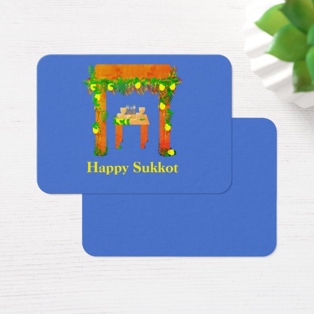 Happy Sukkot, persoonlijk Visitekaartje (Bureau)