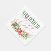 Happy Sukkot | Sukkot Sameach Colorful Sukkah Servet (Hoek)