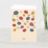 Happy Sukkot Wenskaart Kaart (Achterkant)