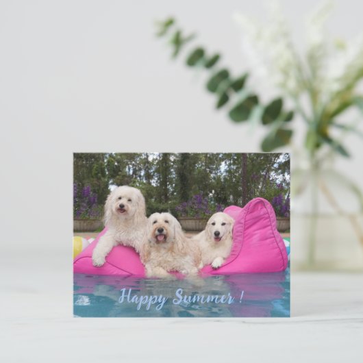 Happy Summer! Briefkaart (Staand voorkant)