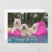 Happy Summer! Briefkaart (Voorkant / Achterkant)