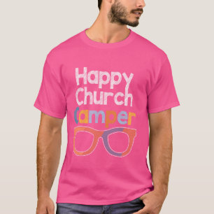 Happy Summer Church Camping Crew Laatste schooldag T-shirt