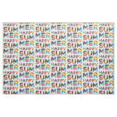 Happy Summer Colorful-tekst Stof (Fat Quarter)
